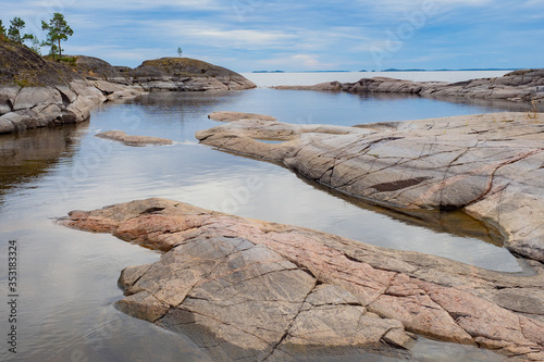 Russia. Karelia. Ladoga lak...