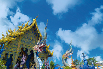 Wall Mural - Blue Temple in Chaing Rai, Thailand