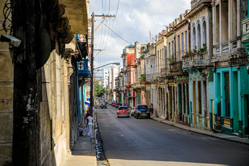 Naklejka na meble calle de la habana