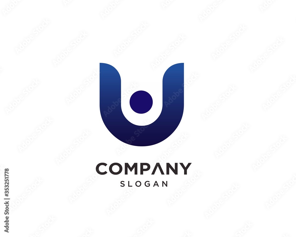 Craetive Modern Letter U Logo Design Template Stock Vector | Adobe Stock