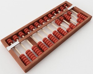 3d Rendering of a Abacus