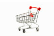 © Oulaphone - Shopping cart is empty on white background