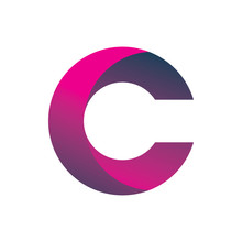 Full Color Letter C Logo Design
