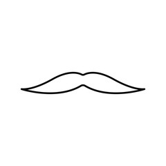 Wall Mural - Mustache icon