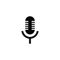 Microphone icon.Microphone symbol for web and mobile platforms.