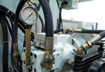 gauge moter hydrolic pump machine