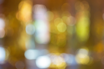 Wall Mural - abstract gold and white bokeh background