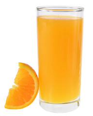 Poster - Fresh orange juice isolated