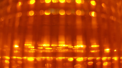 Wall Mural - abstract gold circle bokeh of alrams warning lights
