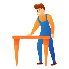 Poster - Repairman icon. Cartoon of repairman vector icon for web design isolated on white background