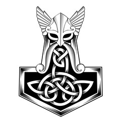 Hammer of Thor medieval Viking Symbol 