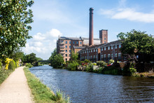 The Leeds - Liverpool Canal At Burscough, Lancashire.
