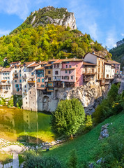 village in the mountains, Pont-en-Royans, France 