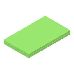 Poster - Winter blanket icon. Isometric of winter blanket vector icon for web design isolated on white background