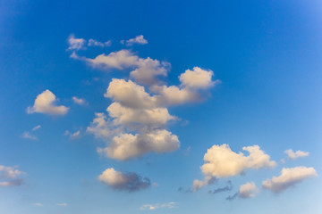 blue sky with clouds