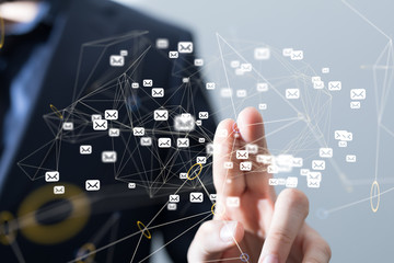 mail communication support contact concept service