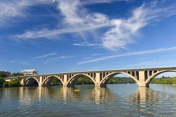 Wall Mural - Francis Scott Key Memorial Bridge in Washington D.C. United States of America