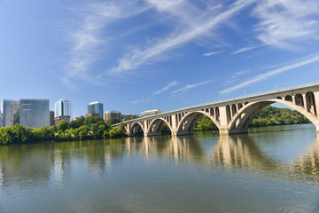 Francis Scott Key Memorial Bridge in Washington D.C. United States of America