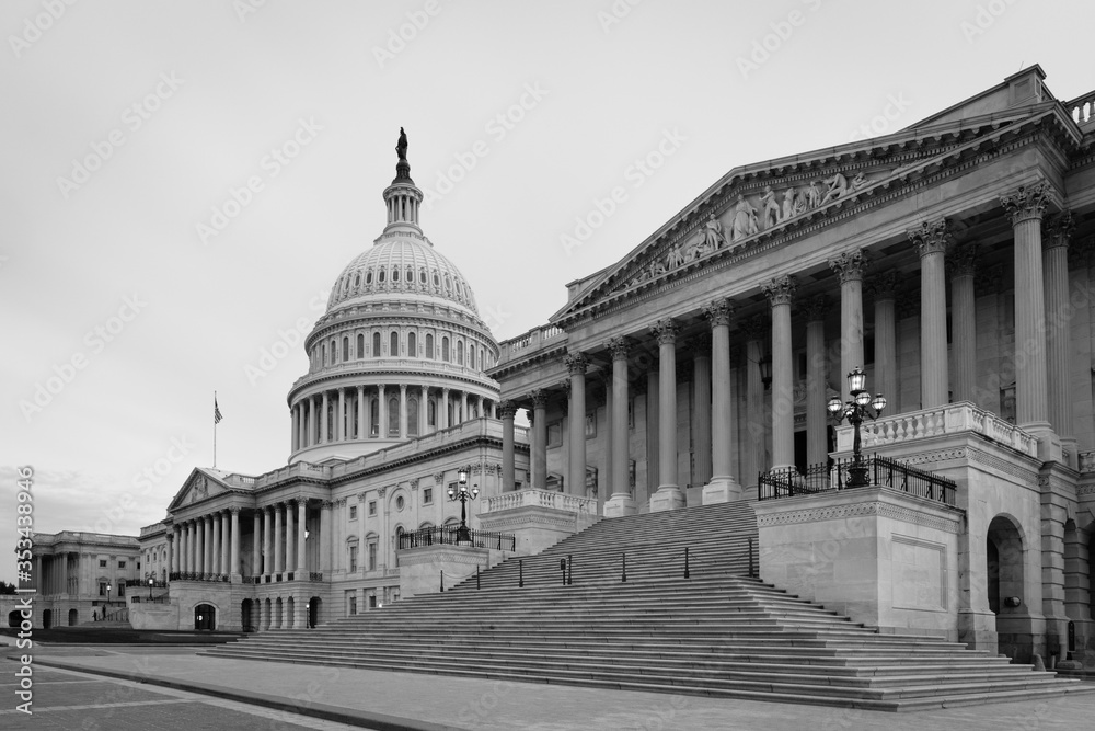 United States Capitol Building - Washington D.C. United States of America - obrazy, fototapety, plakaty 