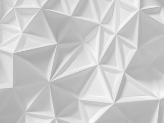 Plakat wzór 3d mozaika trójkąt