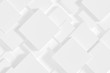 © sylviadesign - White cubes abstract background - chaotic pattern.