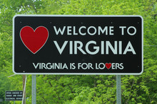 Welcome To Virginia Sign