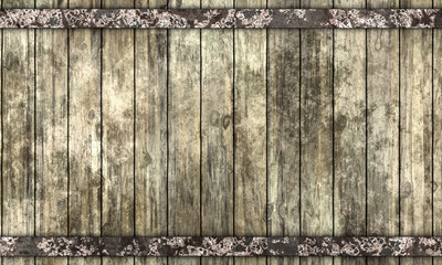 Wall Mural - wood barrel template