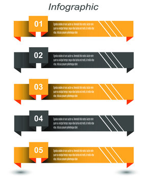 Modern Design Template, can be used for info-graphics, banners for web layout.