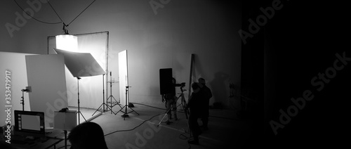 Fotografía Shooting studio for photographer and creative art director with production crew