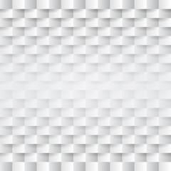  Abstract white paper origami 3d geometric background. Whiten seamless texture with shadow. Simple clean blank background texture. Vector minimalistic paper background