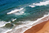 Fototapeta Niebo - waves on the beach