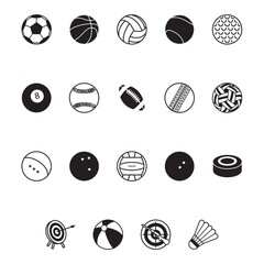 Sticker - Collection of sports equipment