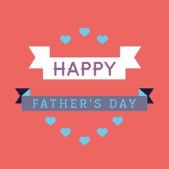 Wall Mural - Father's Day greeting design