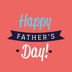 Wall Mural - Father's Day greeting design