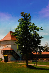 Sticker - building from the fortified fortress and the inner courtyard of the fortress