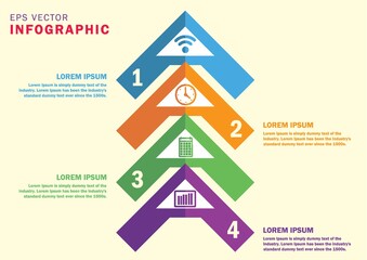 Canvas Print - Office infographic