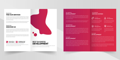 Canvas Print - Brochure Design Template