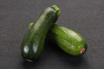 Raw ripe zucchini