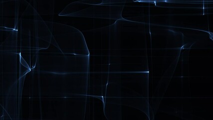 Wall Mural - 4k animated abstract background imitating blue smoke