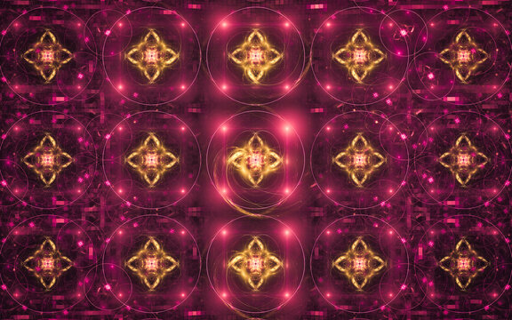 digital generated image in the form of abstract geometric shapes of various shades and colors for use in web design and computer graphics