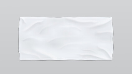 Clear White Soft Beach Towel For Branding