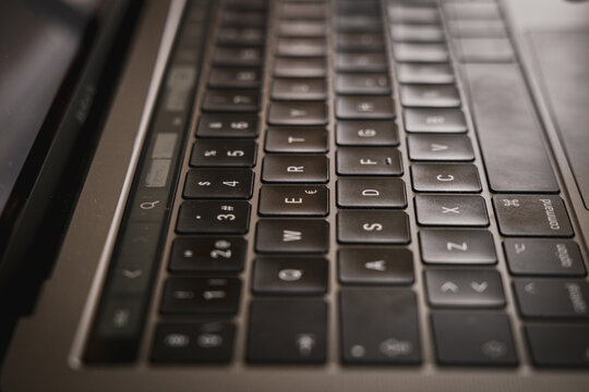 Photography from a laptop's keyboard - technology usage