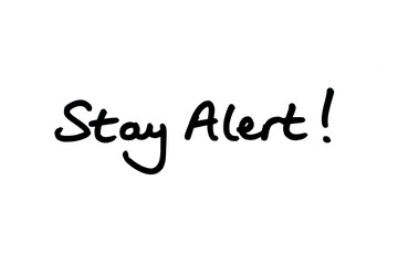 Wall Mural - Stay Alert!