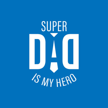 Happy fathers day. . Template for greeting card, Banner, flyer, invitation, congratulation, poster design. Vector illustration.