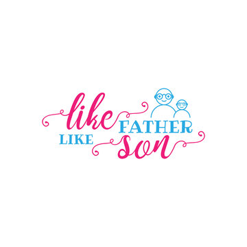 Happy fathers day. . Template for greeting card, Banner, flyer, invitation, congratulation, poster design. Vector illustration.