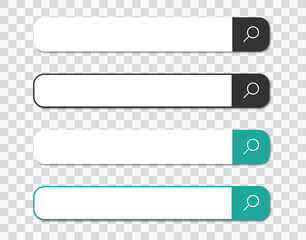 Aufkleber - search bar for ui, design and web site. search address and navigation bar icon with realistic shadow