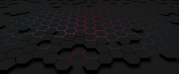 pattern hexagon background abstract
