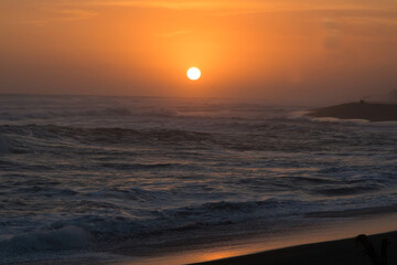 Wall Mural - sunset at the beach