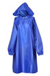 Blue raincoat