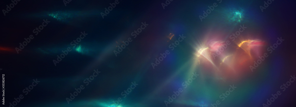 abstract image of lens flare. light leaks - obrazy, fototapety, plakaty 